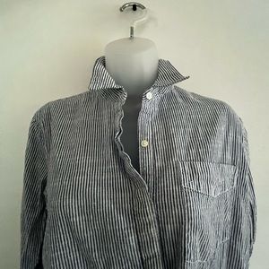 Gap Half Button Oxford, Cotton Size Small